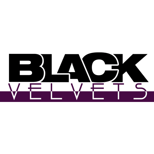 Black Velvets Logo auf transparentem Hintergrund, Kategorie für sinnliche Lifestyle-Produkte