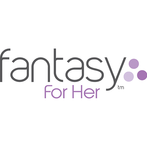 Fantasy For Her Logo mit lila Punkten, Erotikshop Kategorie für Toys und Zubehör