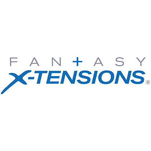 Fantasy X-Tensions Logo auf transparentem Hintergrund, Sexspielzeug Produktlinie