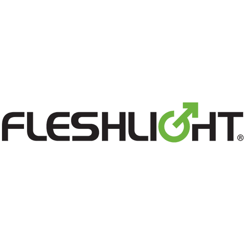 Fleshlight Logo mit grünem Männersymbol, Erotikshop Produkt für Lust und Intimität