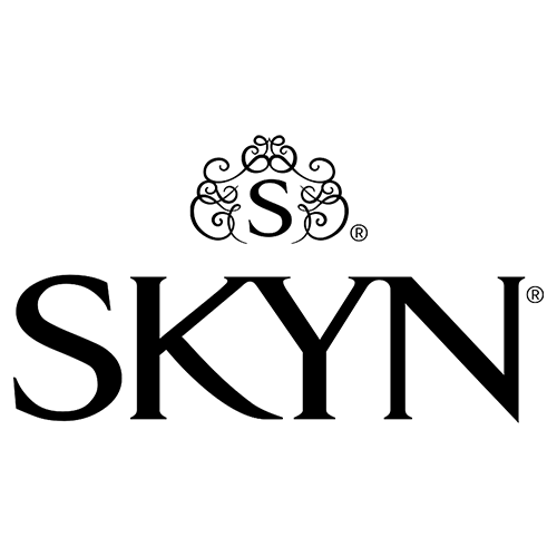 Schwarzes Logo mit Herzsymbol, geeignet für Erotikshop und Produkte für das Liebesleben