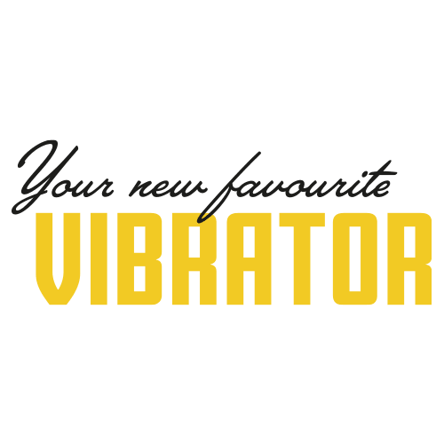Schriftzug: Your new favourite Vibrator, Werbegrafik für hochwertigen Vibrator Shop