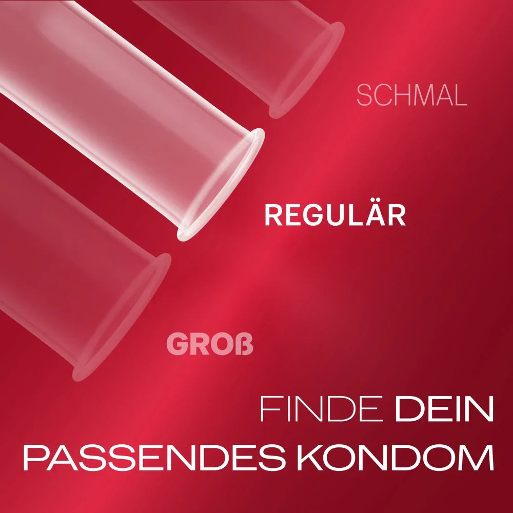 Durex "Gefühlsecht Classic" natural rubber latex condoms (Ø 56 mm/20 pcs.)