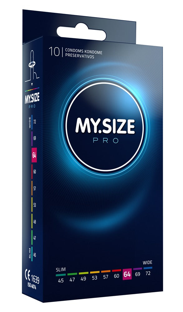 Kondome aus Vytex-Latex - Vegan & gefühlsecht (Ø 64mm/10Stk.) von My.Size Pro