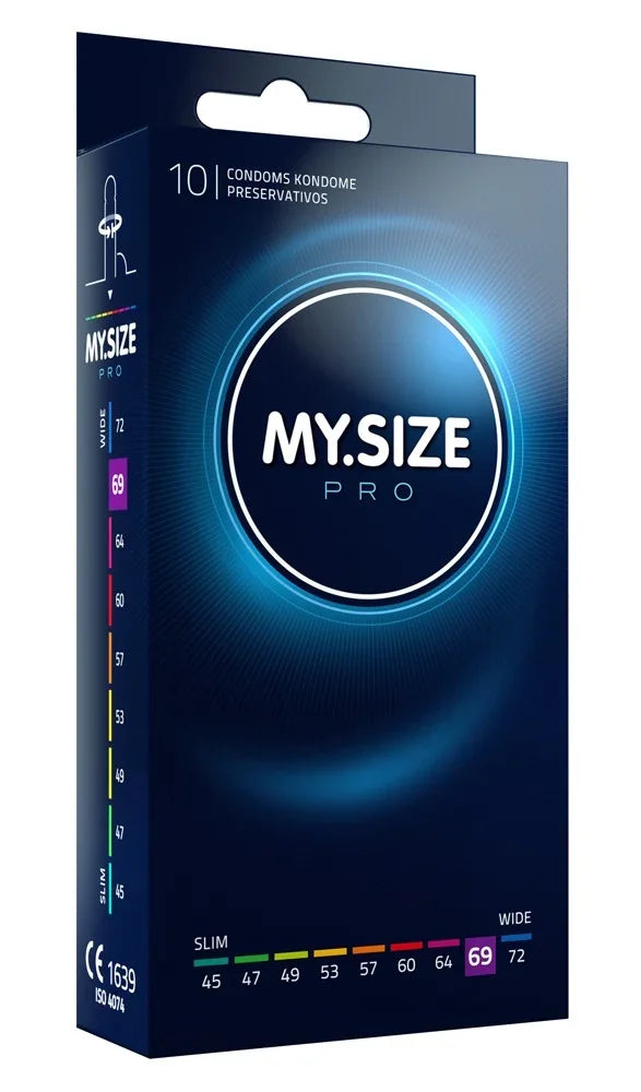 MY.SIZE PRO Kondome 69mm, passgenau für individuelle Bedürfnisse, diskret verpackt