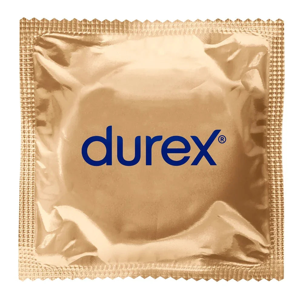 Kondome "Natural Feeling" mit Gleitgelbeschichtung - latexfrei (Ø 56 mm/30 Stk.) von Durex