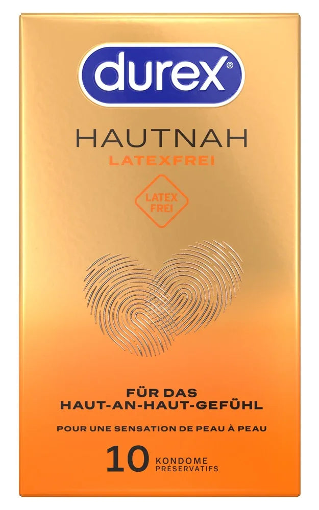 Kondome "Hautnah Latexfrei" Polyisopren (56 mm/10 Stk.) von Durex - loveiu.ch