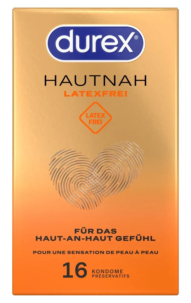 Condoms "Hautnah Latexfrei" Polyisoprene (56 mm/16 pcs.) by Durex