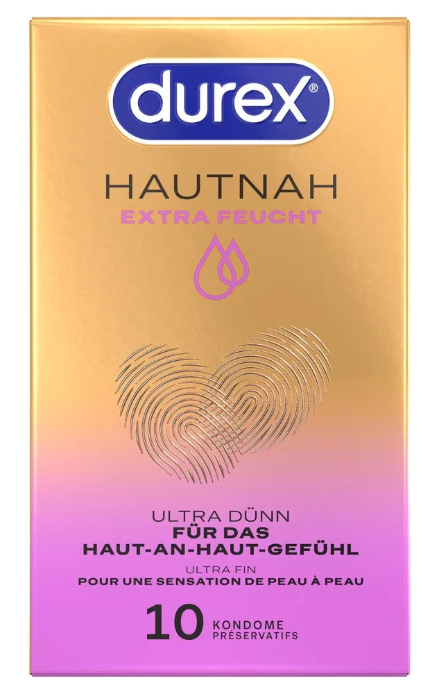 Condoms "Hautnah extra moist" natural rubber latex (56 mm/10 pcs.) by Durex