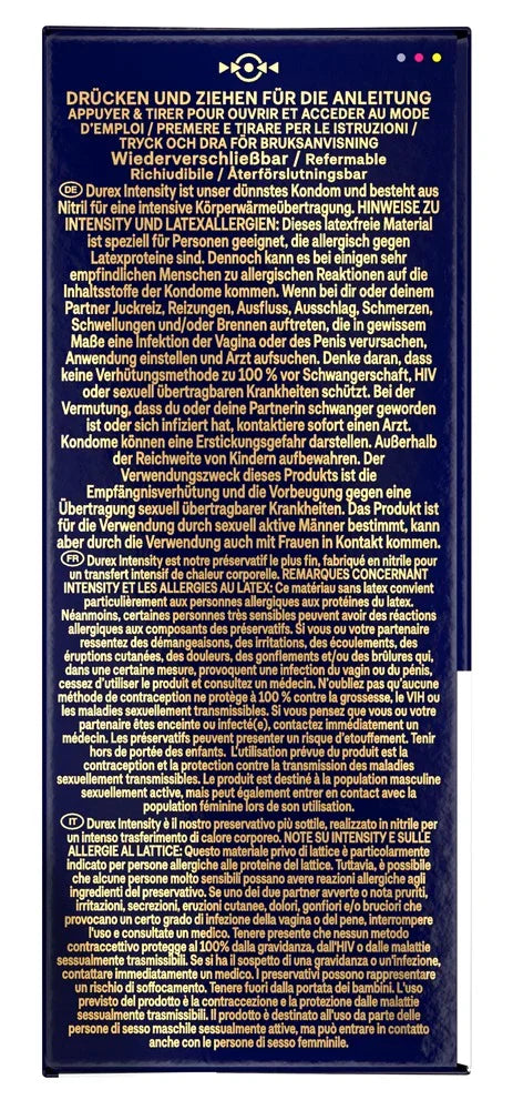 Kondome "Intensity" Latexfrei (56 mm/20 Stk.) von Durex - loveiu.ch