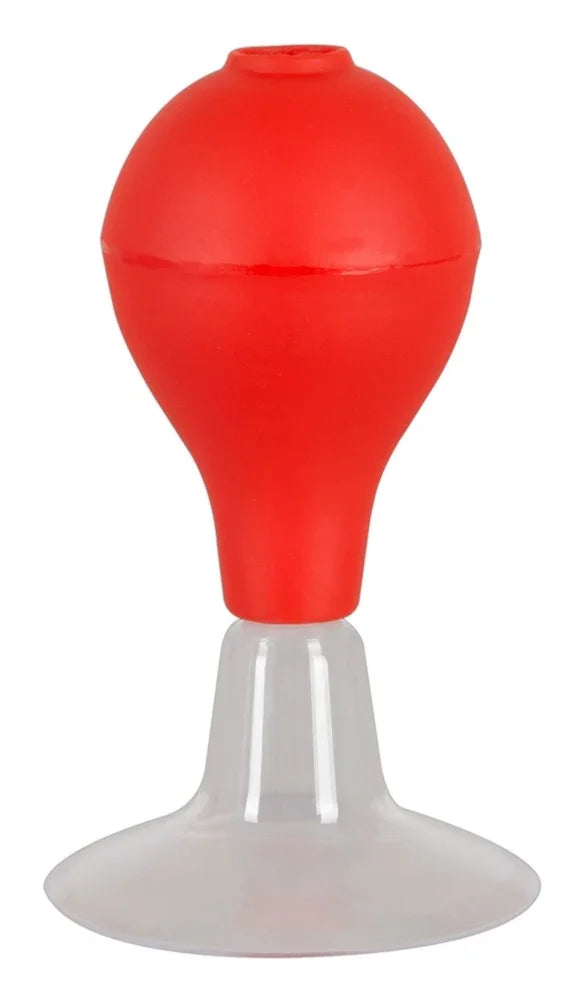 Roter Vibrator mit Saugnapf für intime Spielzeuge