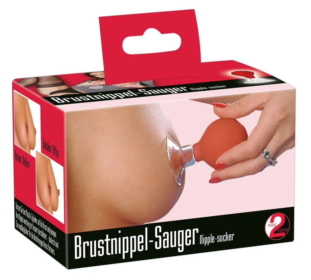 Brustnippel-Sauger für erotische Massage, diskret verpackt – ideal für Paare