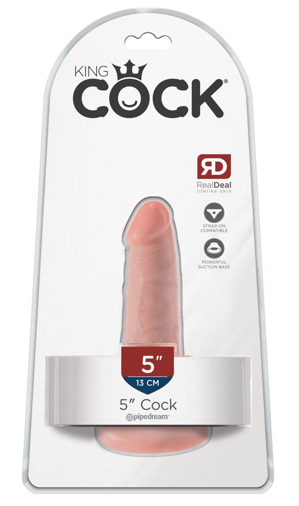 Realistischer Dildo mit Saugfuss "5" Cock" - 14 cm (hautfarben)