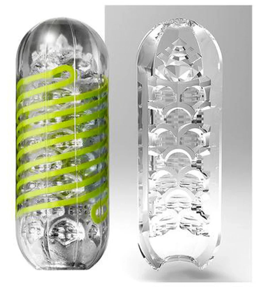Masturbator "TENGA Spinner 03 SHELL" mit strukturiertem Innenleben (grün) - loveiu.ch