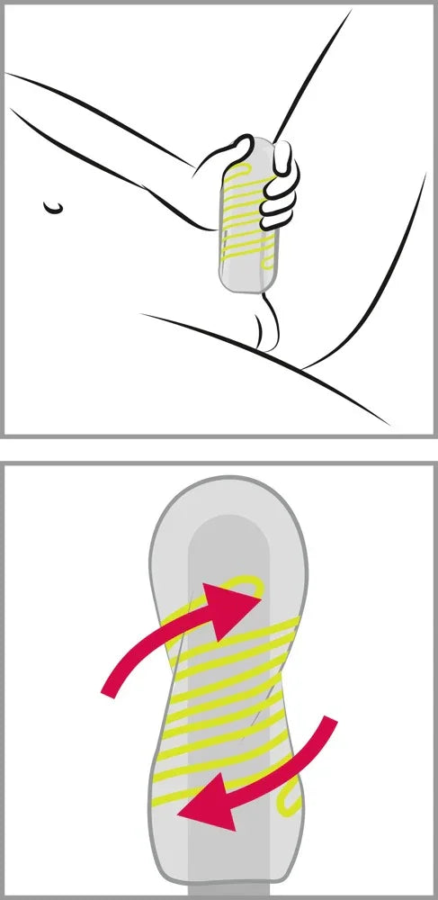 Masturbator "TENGA Spinner 03 SHELL" mit strukturiertem Innenleben (grün) - loveiu.ch