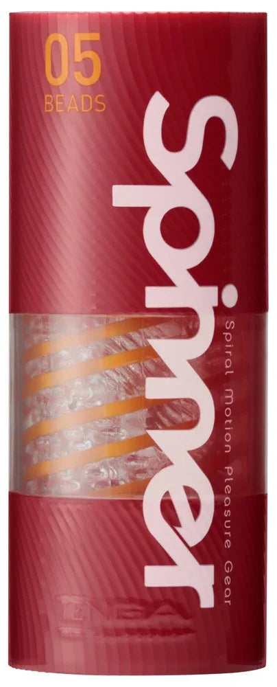 Masturbator "TENGA Spinner 05 BEADS" mit Saug- und Dreheffekt (rot) - loveiu.ch
