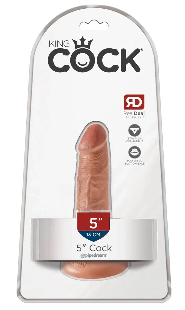 Realistischer Dildo mit Saugfuss "5" Cock" - 14 cm (braun) - loveiu.ch