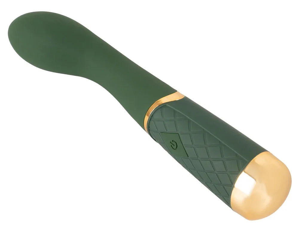 G-Punkt Vibrator "Luxurious" aus Silikon - Soft-Touch-Textur 19.5 cm (grün) - loveiu.ch