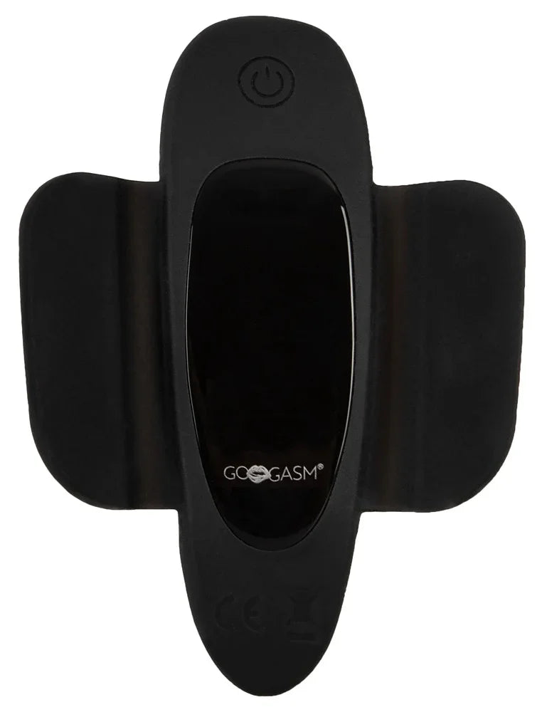 Schwarzer Stimulator mit breiten Seitenflügeln, diskretes Erotikspielzeug für Erwachsene