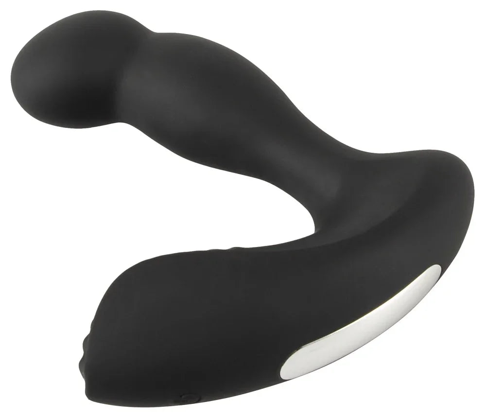 Schwarzer G-Punkt-Vibrator mit weißem Akzent für intensives Vergnügen