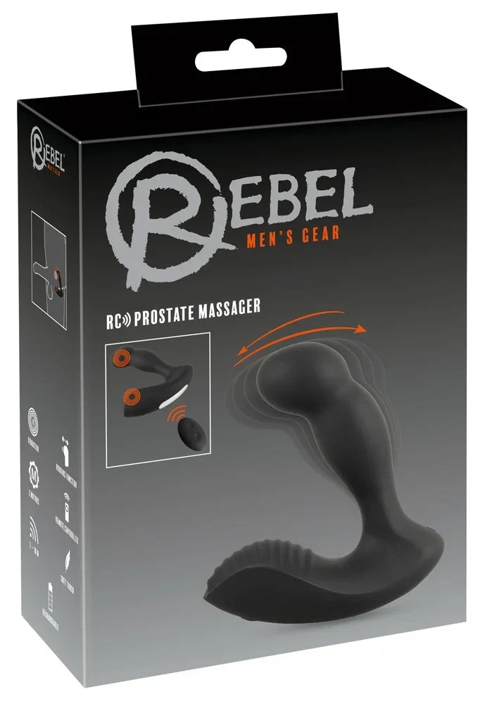 RC Prostata-Massager mit Fernbedienung, schwarz, für Männer, Vibrationsfunktion