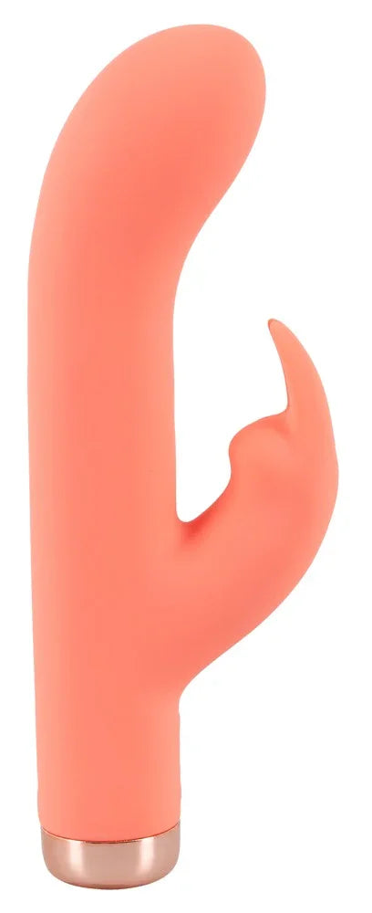 Mini Vibrator „Mini Rabbit“ – Seidig Soft 16.7 cm (orange)