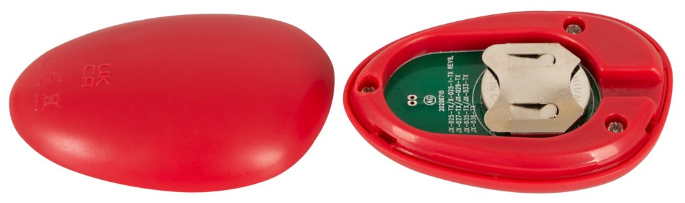 Vibromasseur « RC Strapless Strap-On 3 » en silicone - avec double vibrateur 19,1 cm (rouge)
