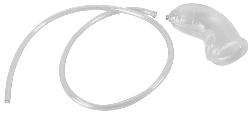 Penishülle "Piss Play Sleeve" aus Silikon - mit elastischem Penissleeve (transparent) - loveiu.ch