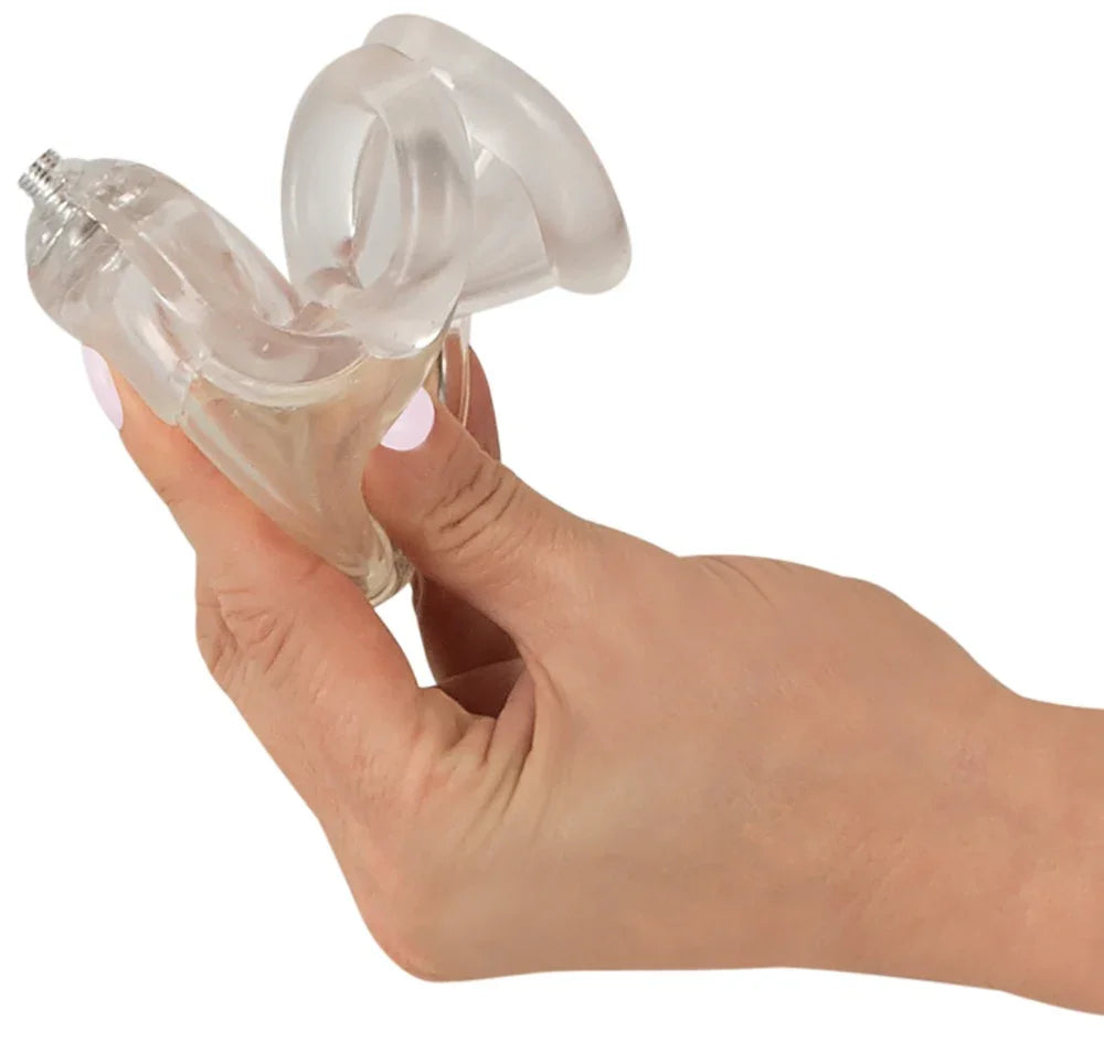 Penishülle "Piss Play Sleeve" aus Silikon - mit elastischem Penissleeve (transparent) - loveiu.ch