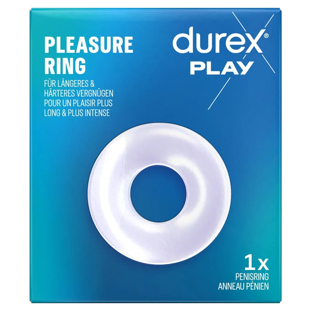 Durex Penisring in runder Form, blaue Verpackung, Sexspielzeug für Erwachsene