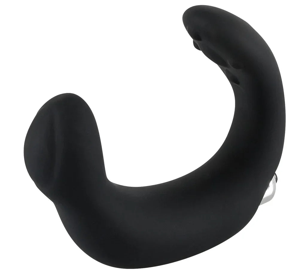 Schwarzer G-Punkt-Vibrator mit ergonomischer Form für intensives Vergnügen