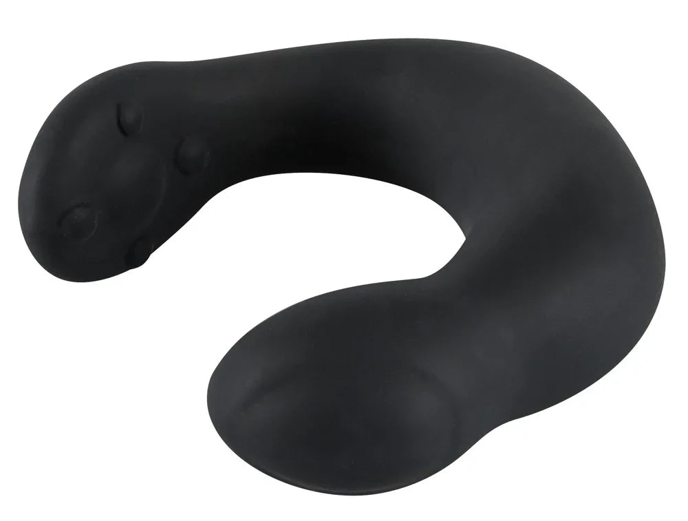 Schwarzer Silikon-Vibrator mit G-Punkt-Stimulation und Klitorissimulation für intensives Vergnügen