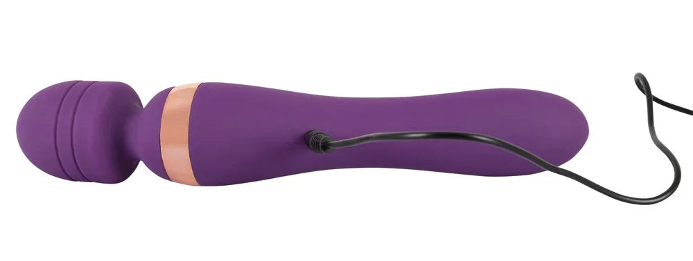 Massager „Double Massager“ aus Silikon – 21,8 cm (lila)