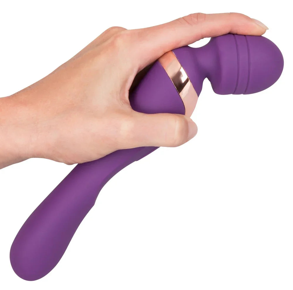 Massager „Double Massager“ aus Silikon – 21,8 cm (lila)