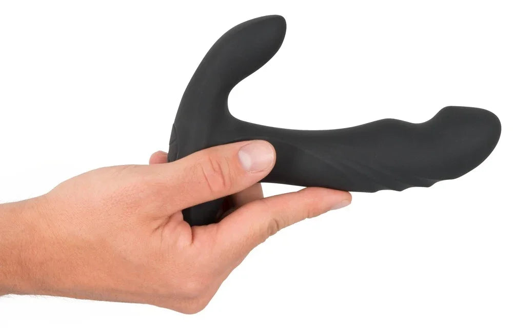 Schwarzer G-Punkt-Vibrator mit ergonomischem Griff für intensives Vergnügen