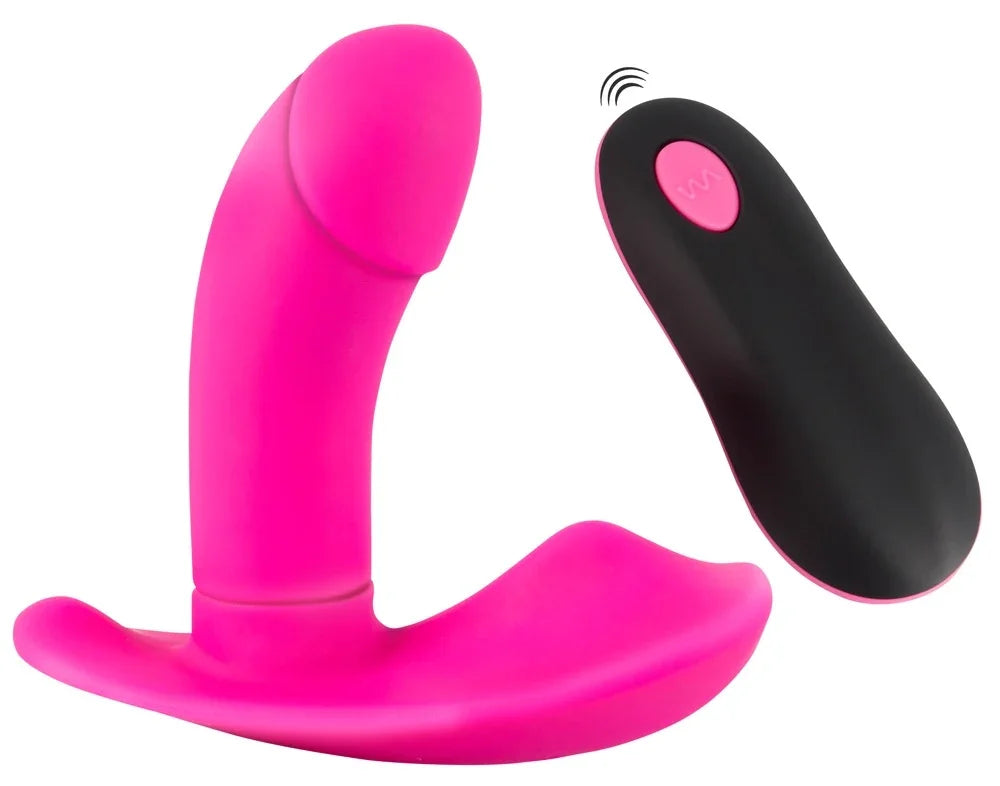 Pinkes Vibrator mit Fernbedienung für intime Momente
