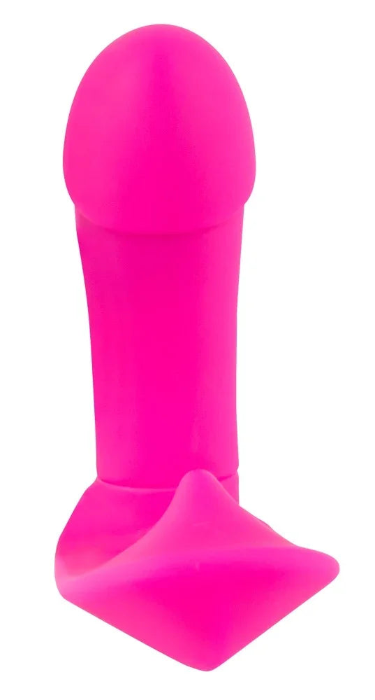 Leuchtend pinker Vibrator mit Saugnapf für intime Momente – diskret & sicher