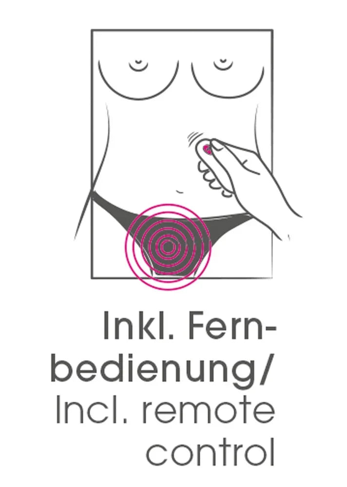 Vibrator mit Fernbedienung für intime Stimulation, inkl. Remote Control