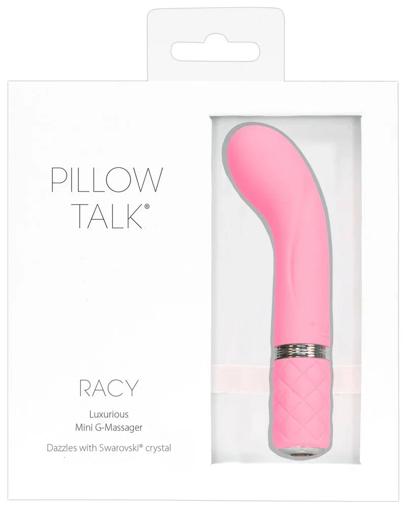Vibrator "Racy Luxurious Mini Massager" mit Swarovski®-Stein - 12.7 cm (rosa) - loveiu.ch