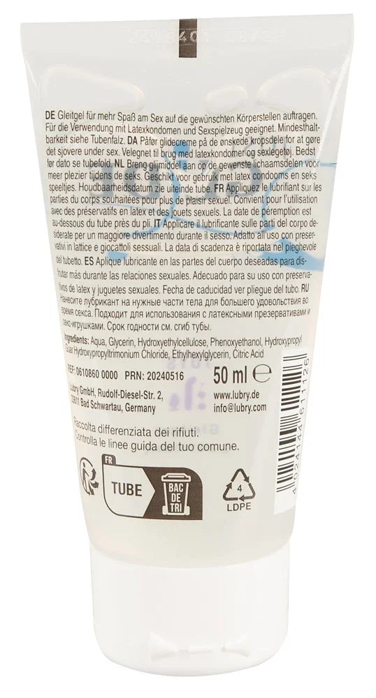50 ml Gleitgel für Sex mit Kondomen & Spielzeug, diskret & vegan, ideal für intime Momente