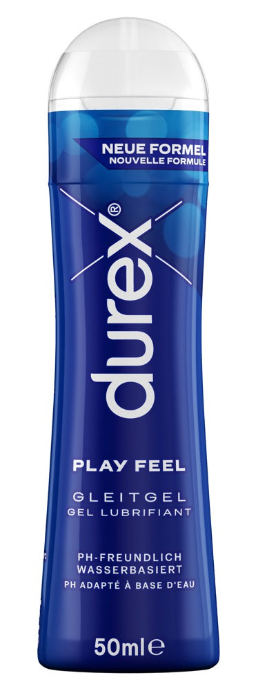 Gleitgel "Gleitmittel Play Feel" - wasserbasiert & latexkondomsicher (50ml) von Durex