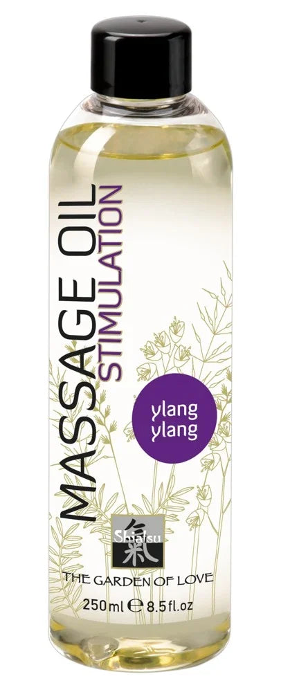 Massageöl mit Ylang-Ylang Duft für erotische Stimulation, 250ml