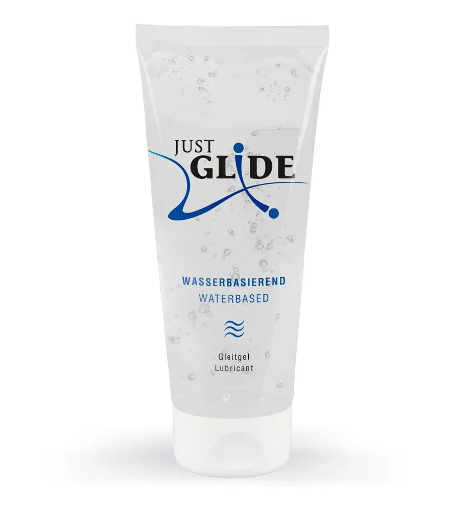 Just Glide wasserbasiertes Gleitgel für intime Momente, diskret und hautfreundlich