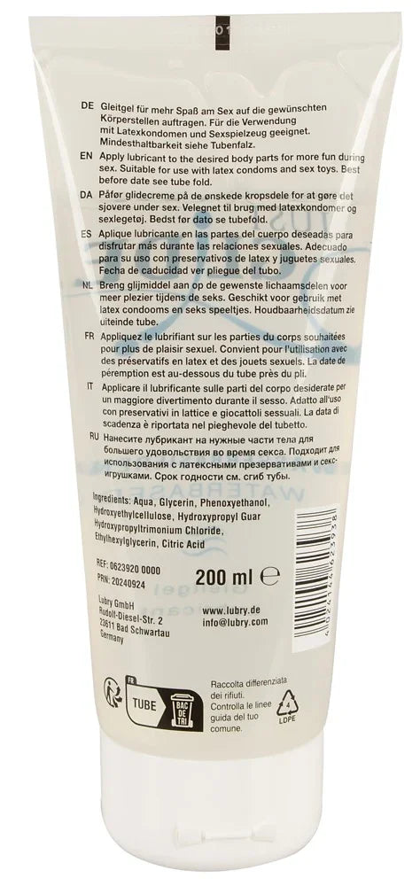 200 ml Gleitgel für mehr Spaß beim Sex, geeignet mit Kondomen und Sextoys