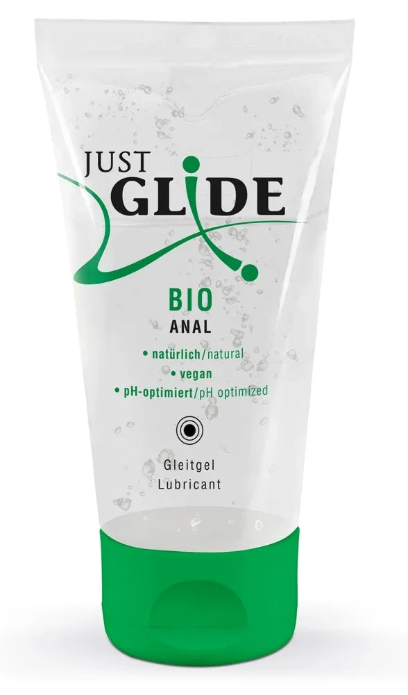 Just Glide Bio Anal Gleitgel – natürlich, vegan, pH-optimiert für sicheres Liebesleben