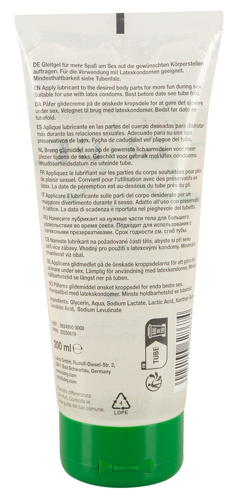 Gleitgel "Bio Anal" - wasserbasiert & vegan (200 ml)