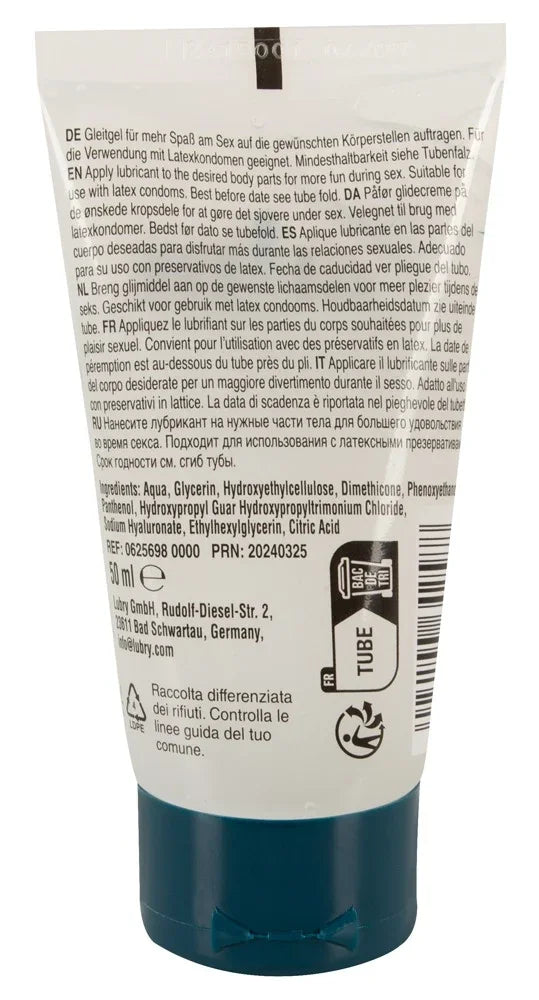 50 ml Gleitgel für mehr Spaß beim Sex, geeignet mit Latexkondomen, diskret verpackt