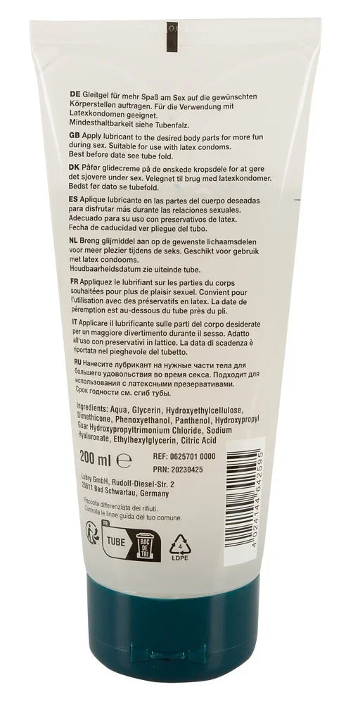 200ml Gleitgel für mehr Spaß beim Sex, geeignet mit Latexkondomen – diskret & sicher