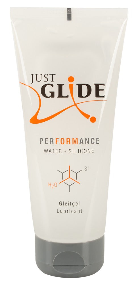 Gleitgel "Performance" - wasserbasiert mit Silikon (200 ml) von Just Glide