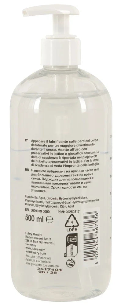 500 ml Gleitgel für intime Momente – ideal mit Kondomen & Sextoys, diskret & sicher